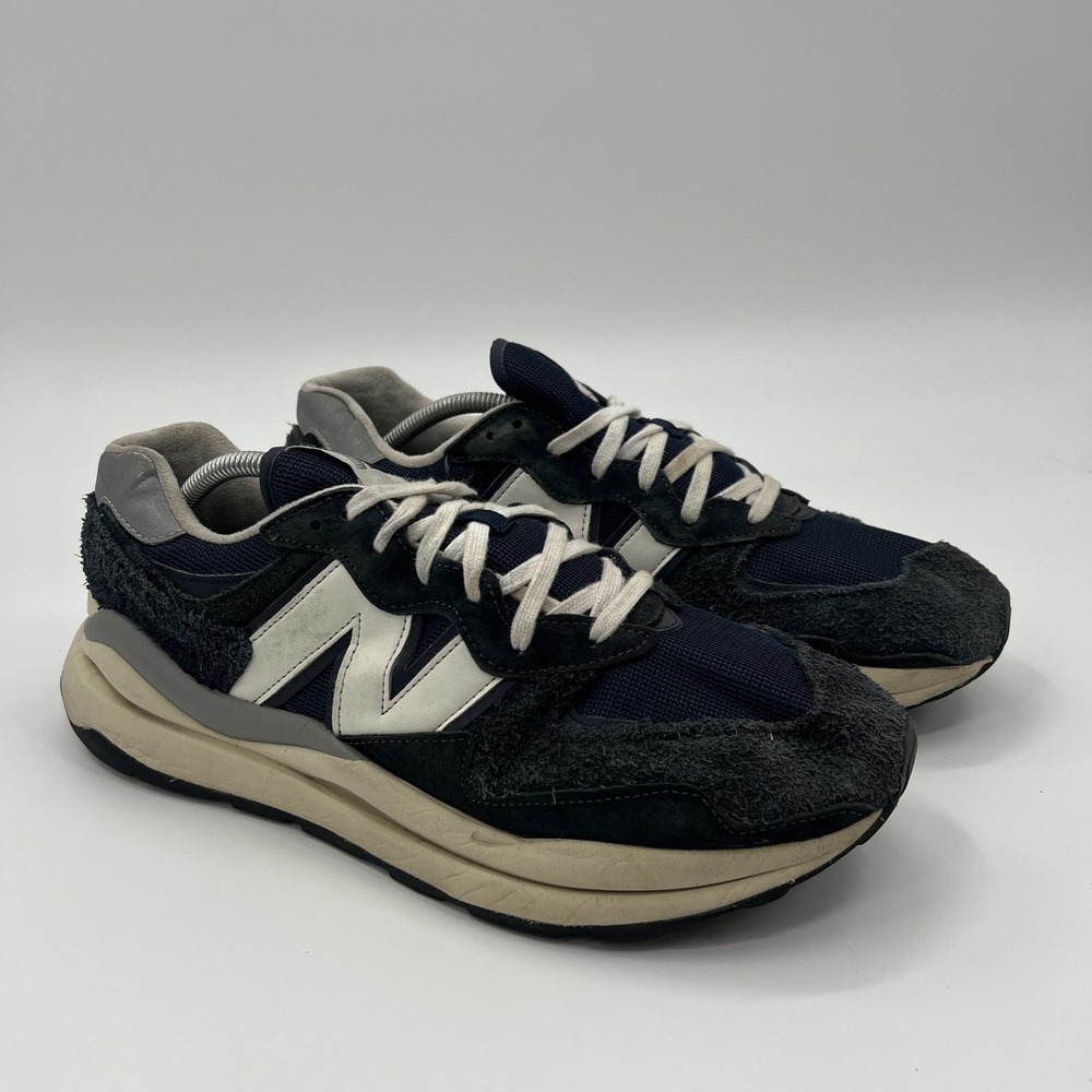 New Balance 57/40 Eclipse Sea Salt Mens Size 12 D M5740VLB Blue Suede Sneakers